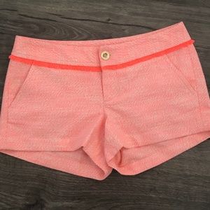 LILLY PULITZER SHORTS SIZE 0